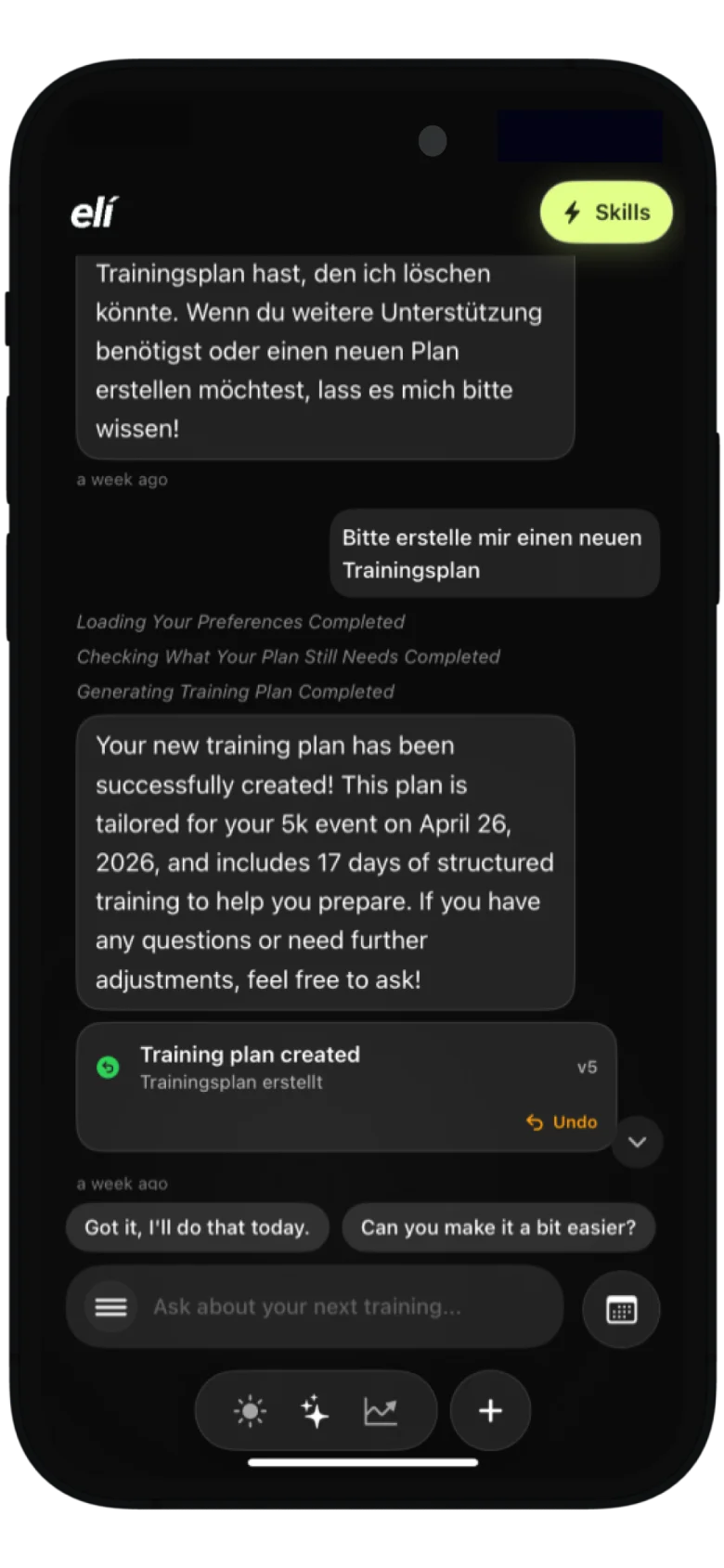 Elivated AI training plan